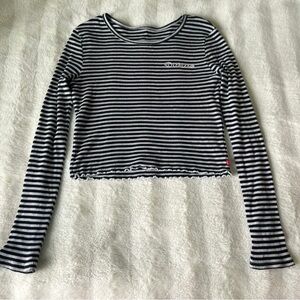 Dickies black and white striped long sleeve